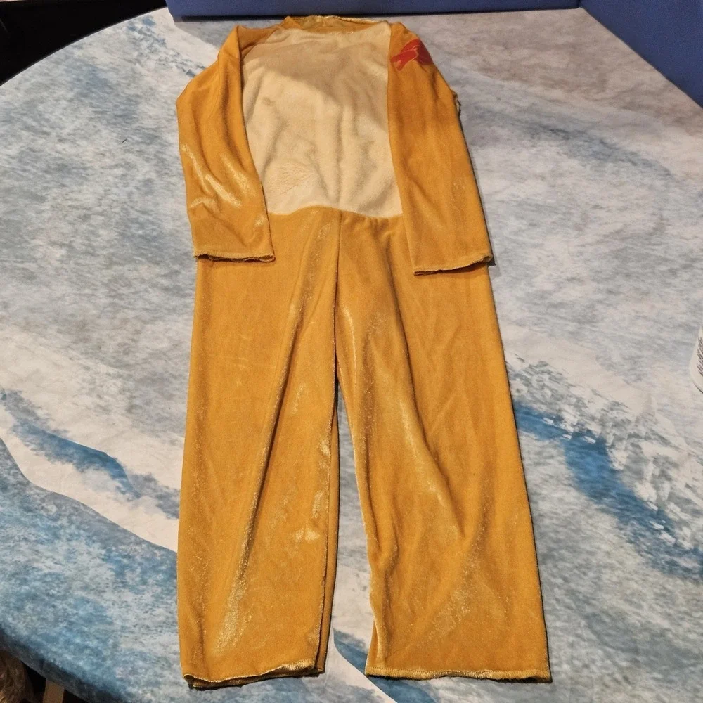 Disney Junior The Lion Guard Kion Costume Toddler Large 4-6 Jumpsuit Mask Tail